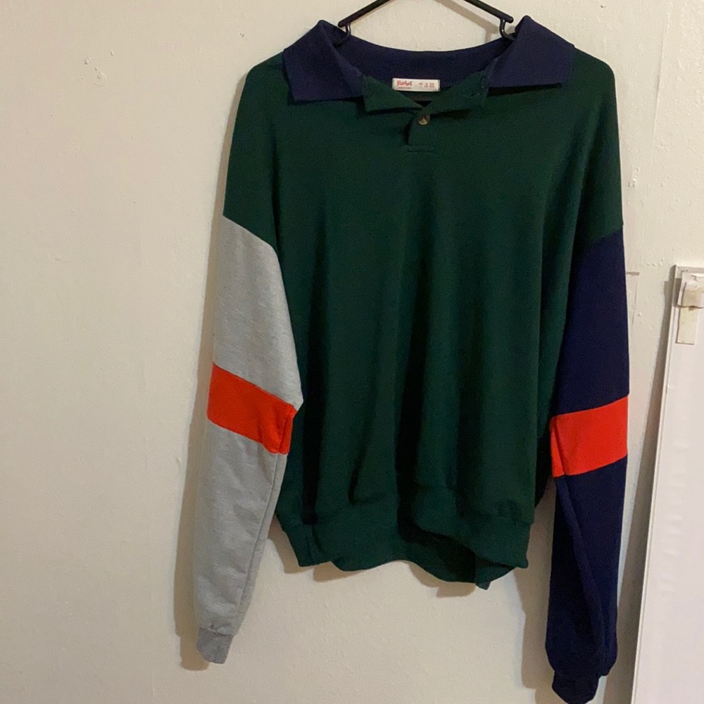 Large multi colored sweater